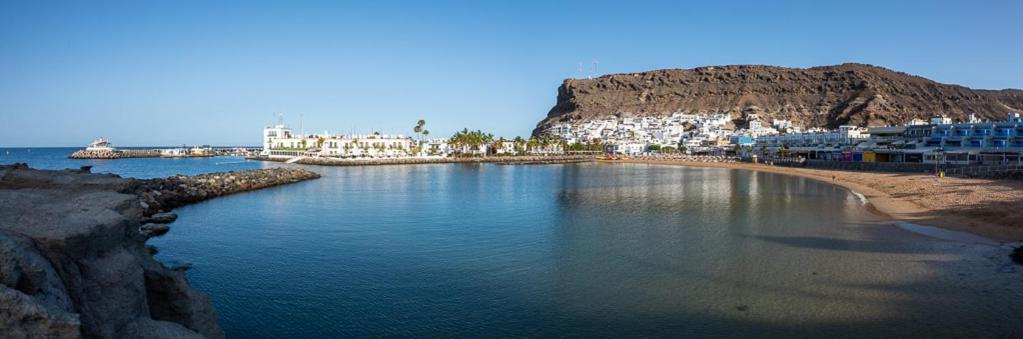 Apartamentos Las Palmeras Puerto De Mogan Kültér fotó