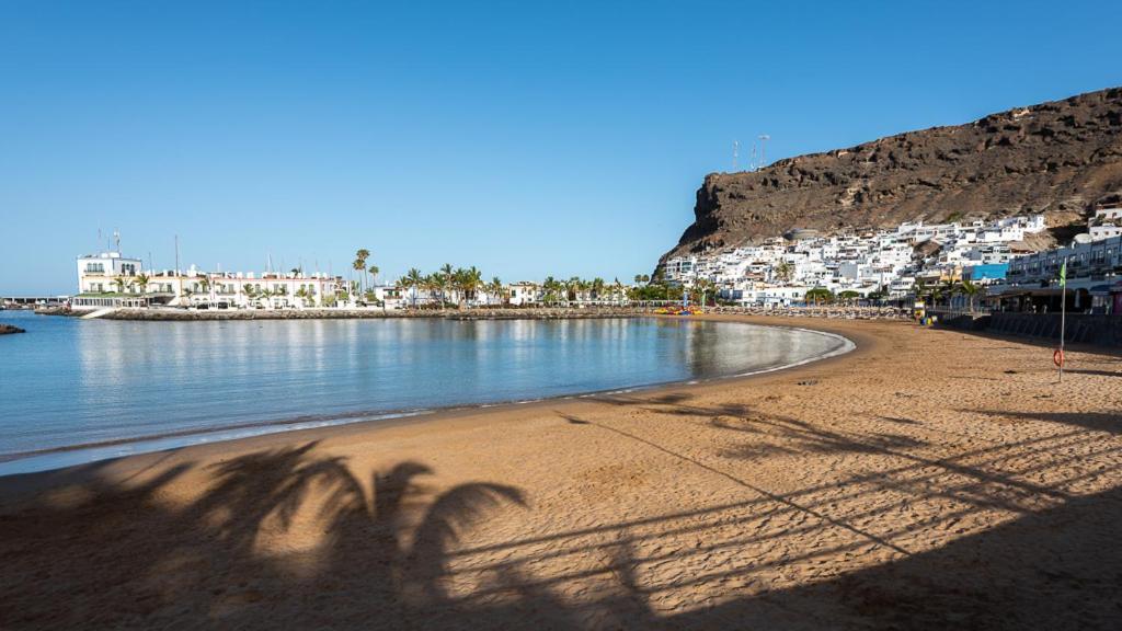 Apartamentos Las Palmeras Puerto De Mogan Kültér fotó