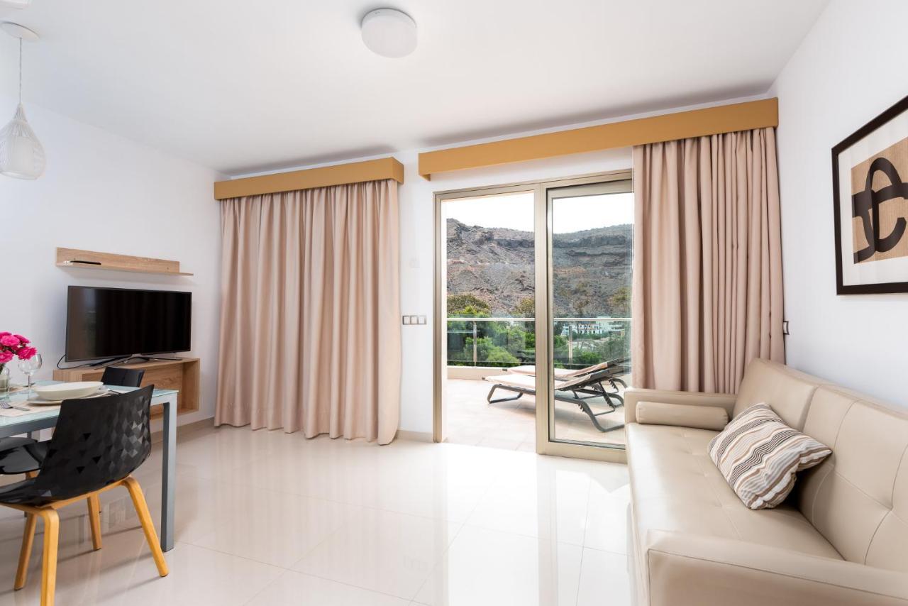 Apartamentos Las Palmeras Puerto De Mogan Kültér fotó