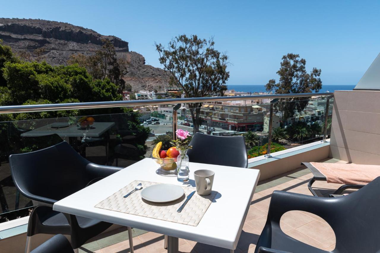 Apartamentos Las Palmeras Puerto De Mogan Kültér fotó