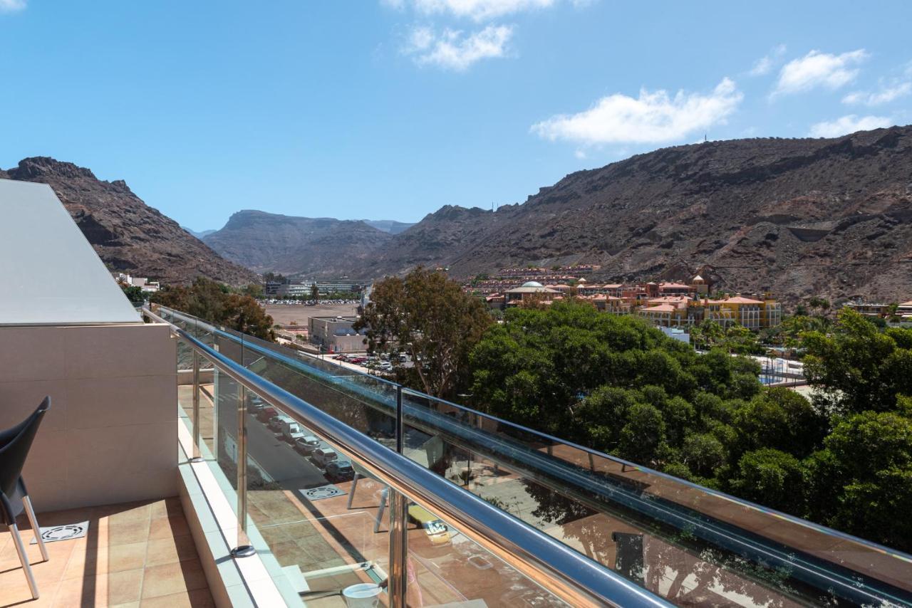 Apartamentos Las Palmeras Puerto De Mogan Kültér fotó