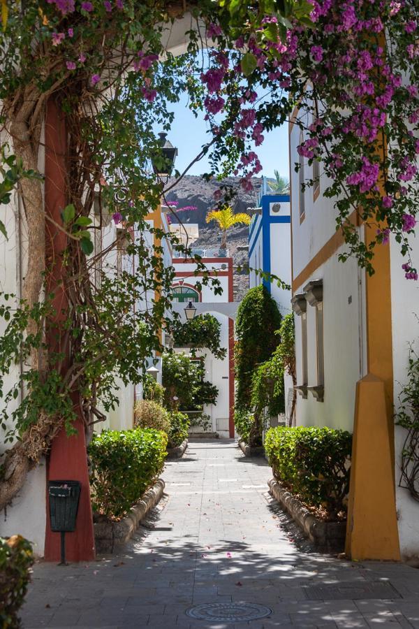 Apartamentos Las Palmeras Puerto De Mogan Kültér fotó