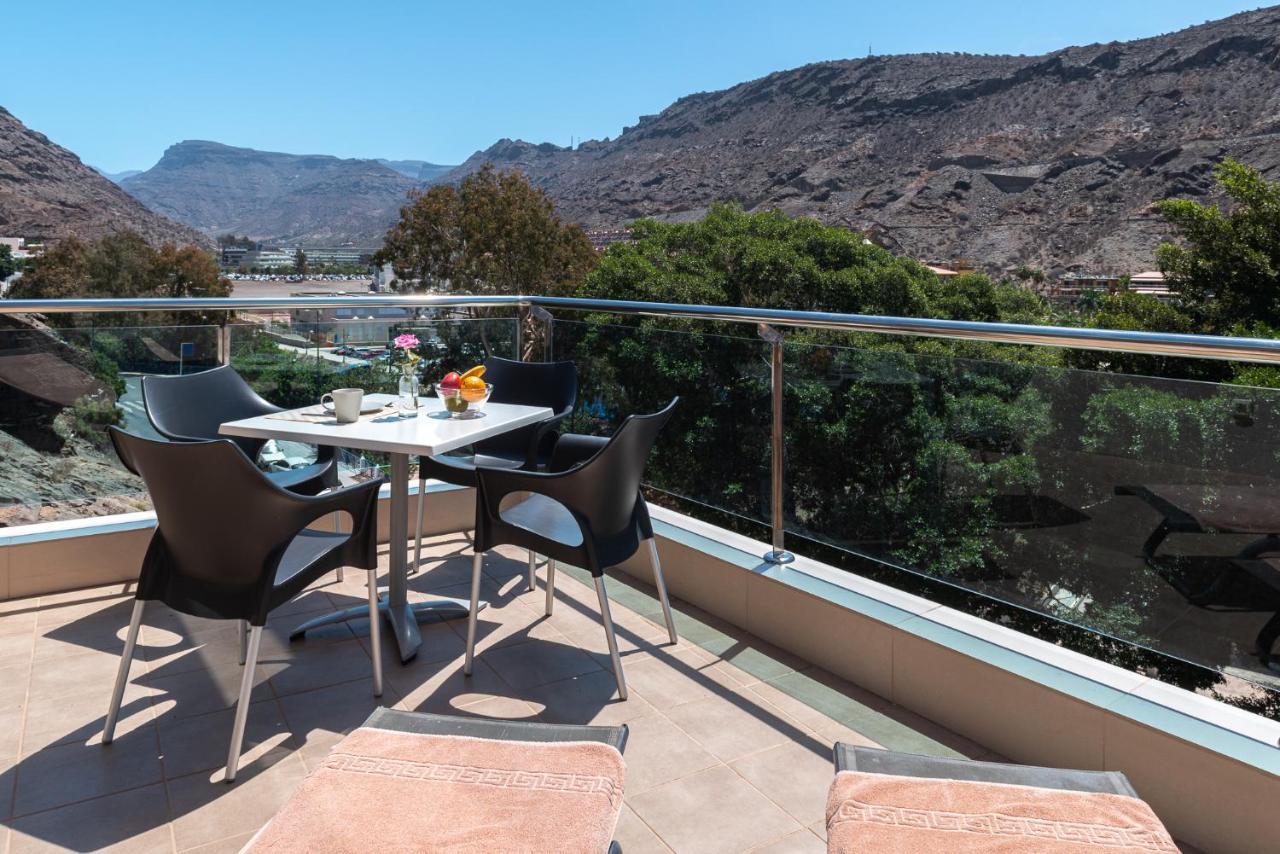 Apartamentos Las Palmeras Puerto De Mogan Kültér fotó