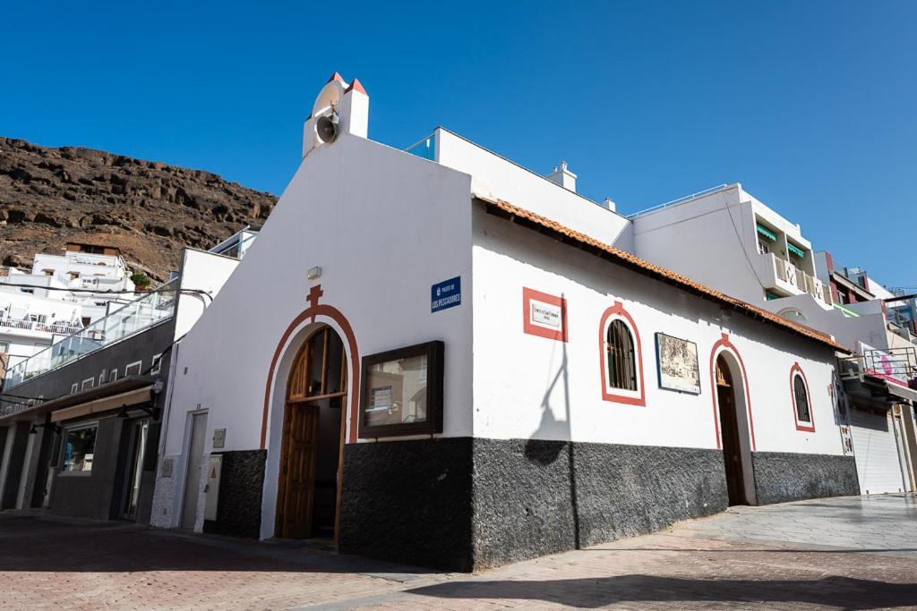 Apartamentos Las Palmeras Puerto De Mogan Kültér fotó