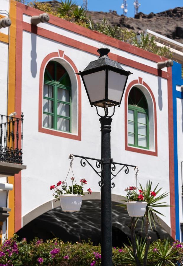 Apartamentos Las Palmeras Puerto De Mogan Kültér fotó