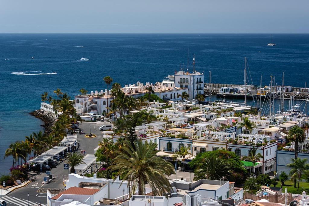 Apartamentos Las Palmeras Puerto De Mogan Kültér fotó